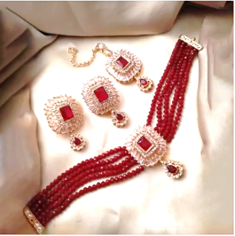 New Stylish Chokker Set In Unique & Fashionable Designs Metals Set For Girls And Women