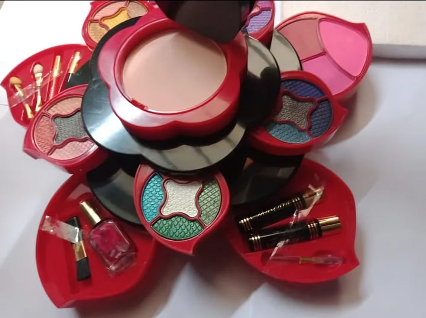 Luxury Rose Shaped Makeup Kit – All-in-One Beauty Box