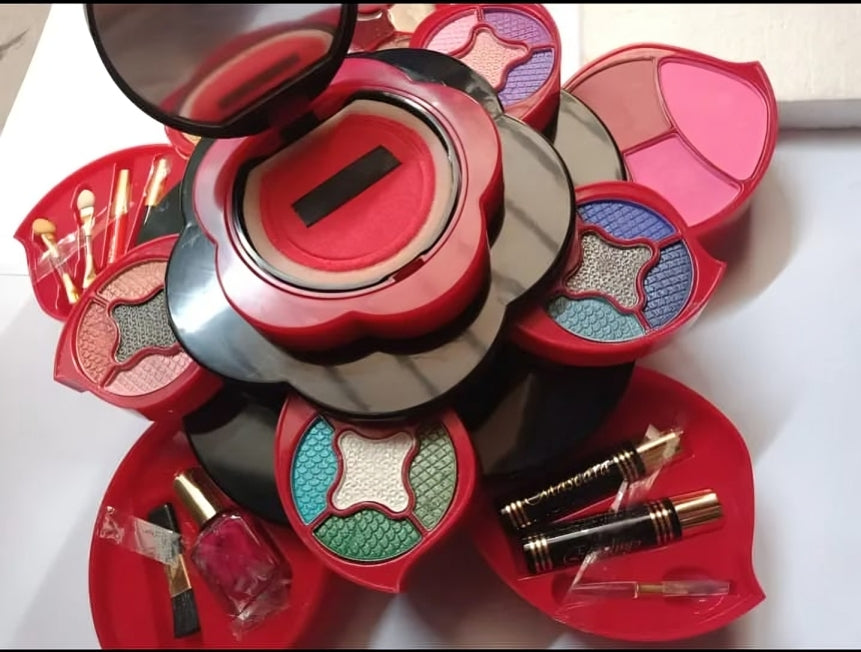 Luxury Rose Shaped Makeup Kit – All-in-One Beauty Box