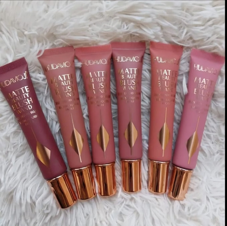 HudaVoi Matte Beauty Blush Wand – Liquid Blush (6 Shades)