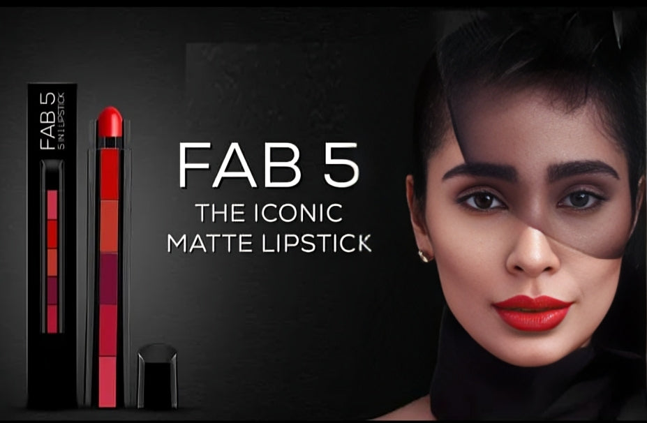 Matte Lipstick Set – 5 Bold Shades