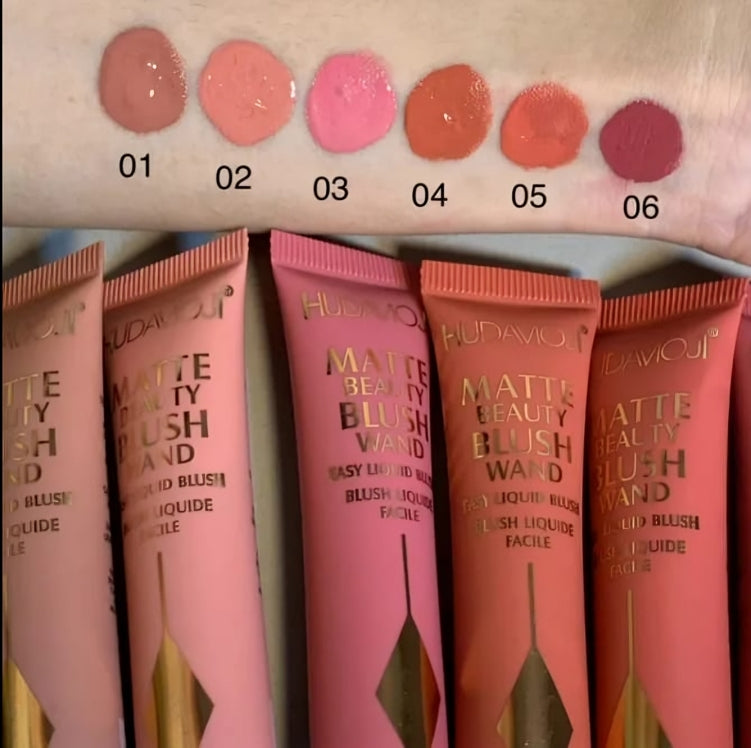 HudaVoi Matte Beauty Blush Wand – Liquid Blush (6 Shades)