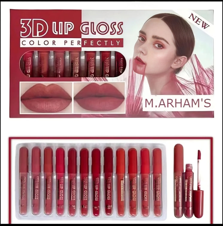 M.ARHAM'S 3D Lip Gloss Set – Color Perfectly