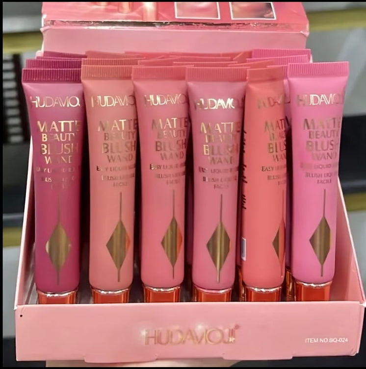HudaVoi Matte Beauty Blush Wand – Liquid Blush (6 Shades)