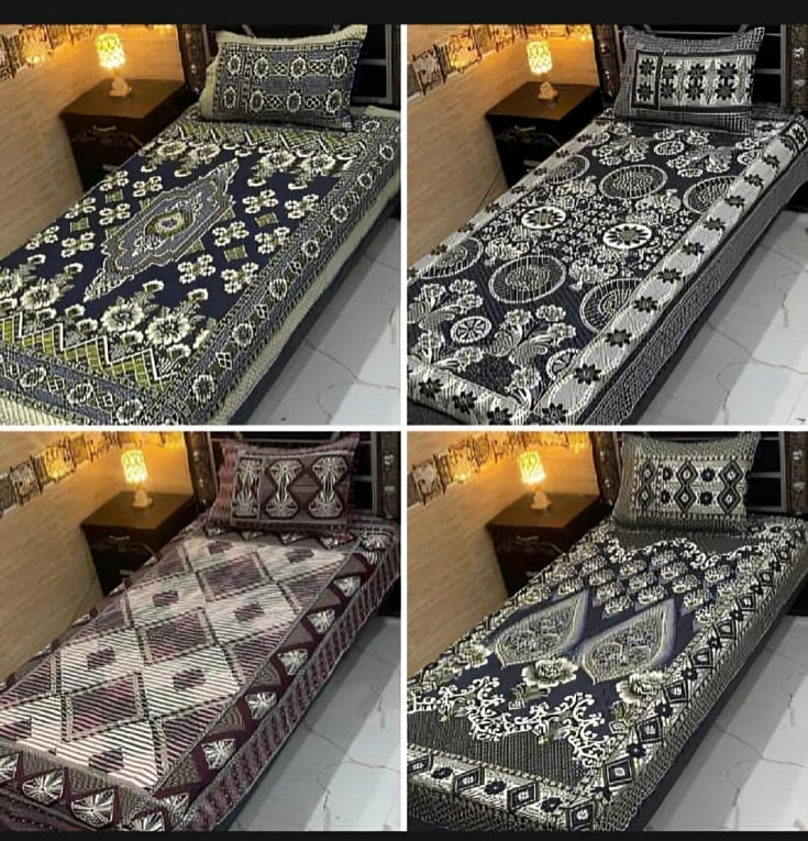 Cotton Double Bed Sheet Set