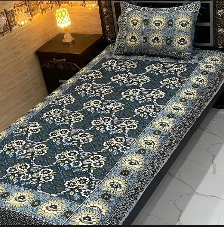 Cotton Double Bed Sheet Set