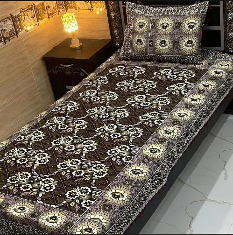 Cotton Double Bed Sheet Set