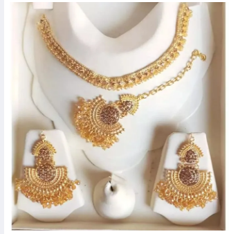 Traditional Gold-Plated Maharashtrian  Jewelry Set