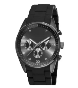 Luxury Black Dial Men's Chronograph Watch