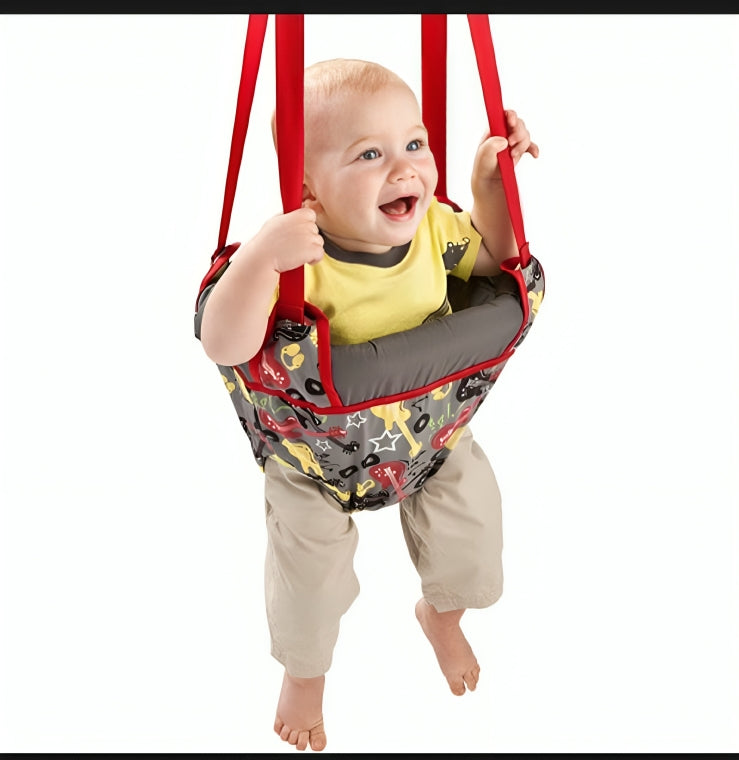 Baby Doorway Jumper with Fun Print Design