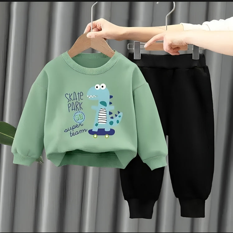 Dinosaur Print Skate Park Boys Winter Suit